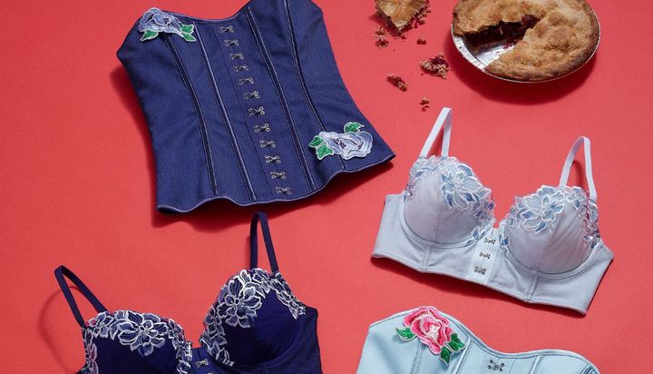 corsets and bra boustiers styled as outwear from Adore Me