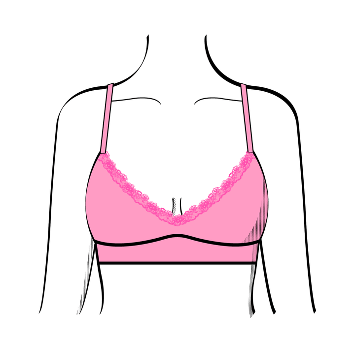 Illustration of bralette