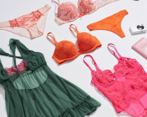 babydoll, bras, bodysuit and panties from Adore Me