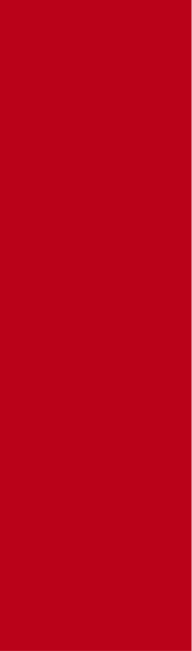 A solid, bright red background.
