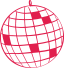 Solid crimson red background.