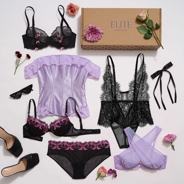 Avidlove Plus Size Lingerie Set for Women Sexy Lace Halter Bralette High  Waist Panty Set 